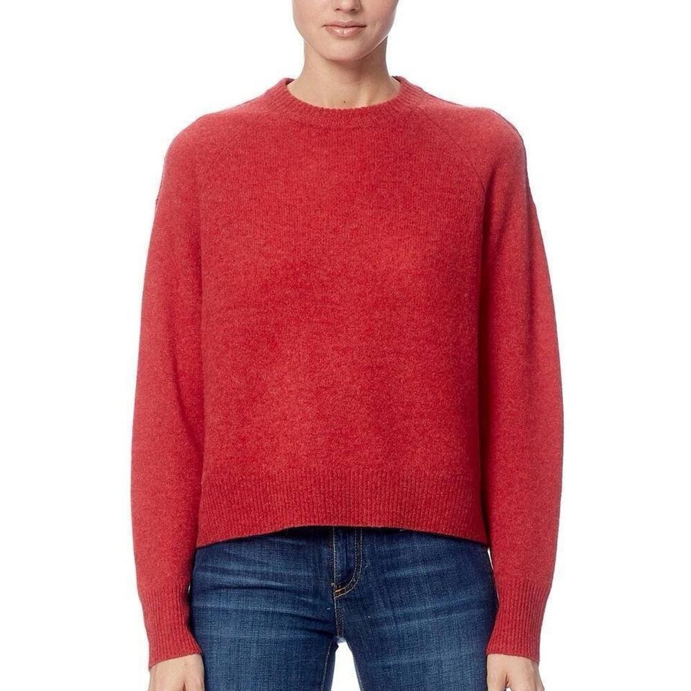 360 Cashmere Gracie Cashmere Sweater in Brick Red.